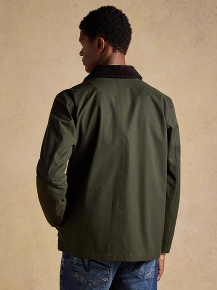 Joules Westcott Waterproof Rain Coat, Green - view 2, Green