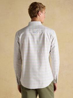 Joules Cotton Regular Fit Check Oxford Shirt - view 2, White