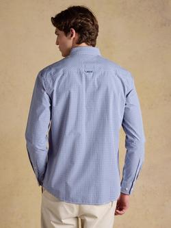 Joules Poplin Gingham Long Sleeve Shirt - view 2, Blue