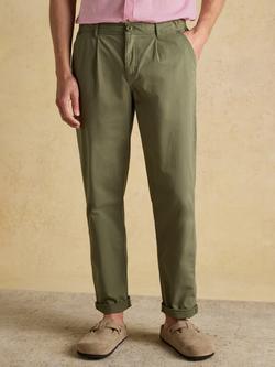 Joules Cotton Blend Relaxed Fit Chinos, Khaki Green, Khaki Green