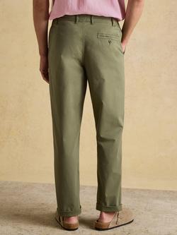 Joules Cotton Blend Relaxed Fit Chinos, Khaki Green - view 2, Khaki Green