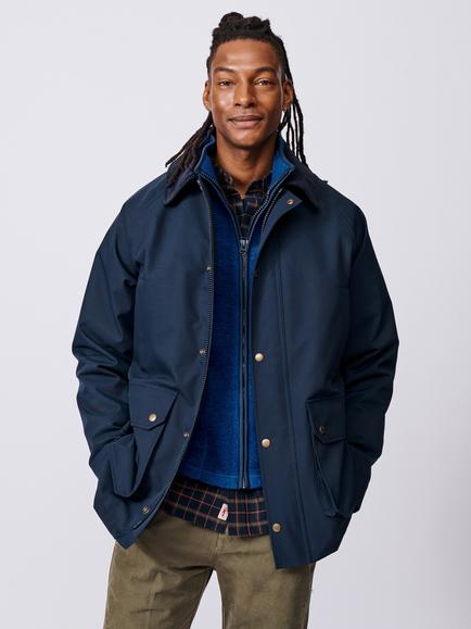 Aubin Derwent Jacket, Khaki, Navy