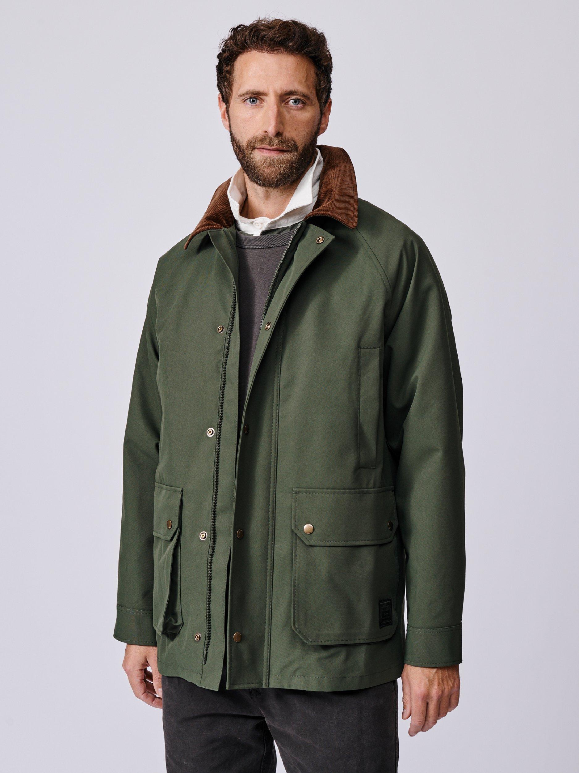 Product image 1 of 9, which shows Aubin Derwent Jacket, Khaki, S