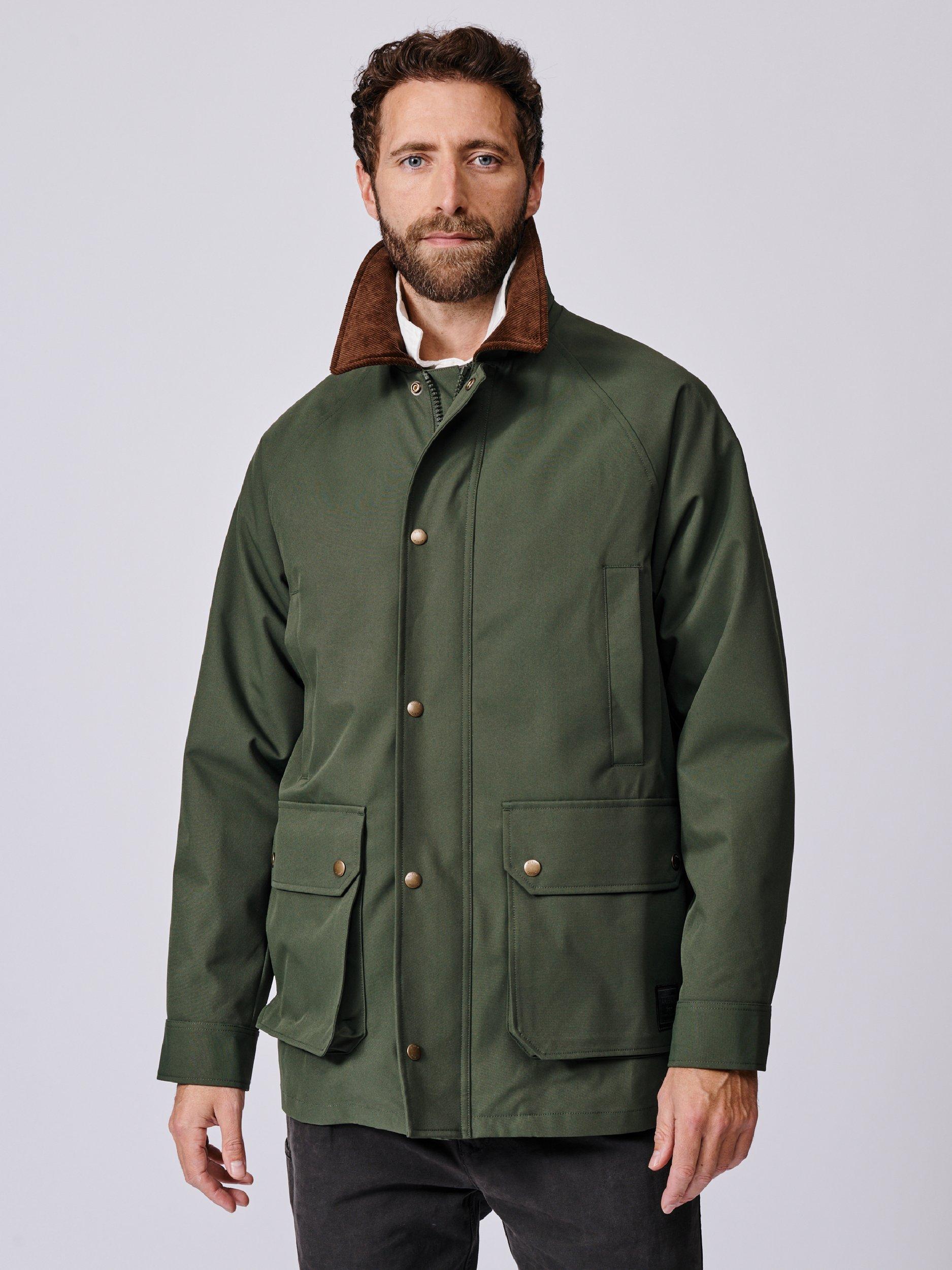 Product image 3 of 9, which shows Aubin Derwent Jacket, Khaki, S