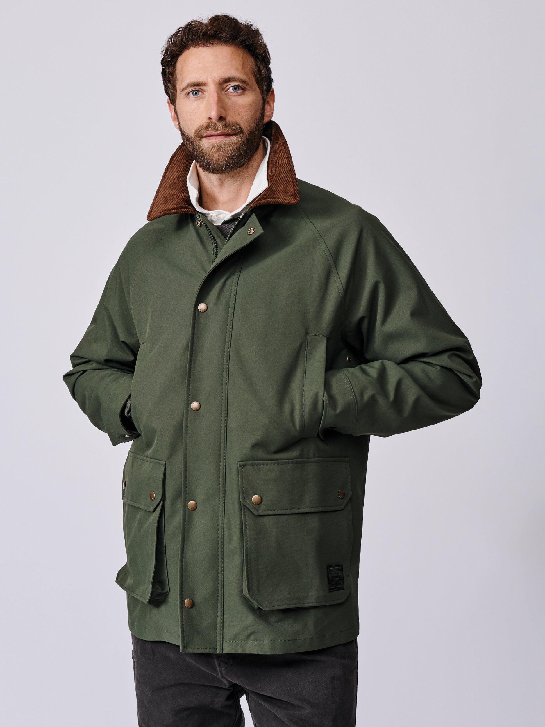 Product image 5 of 9, which shows Aubin Derwent Jacket, Khaki, S