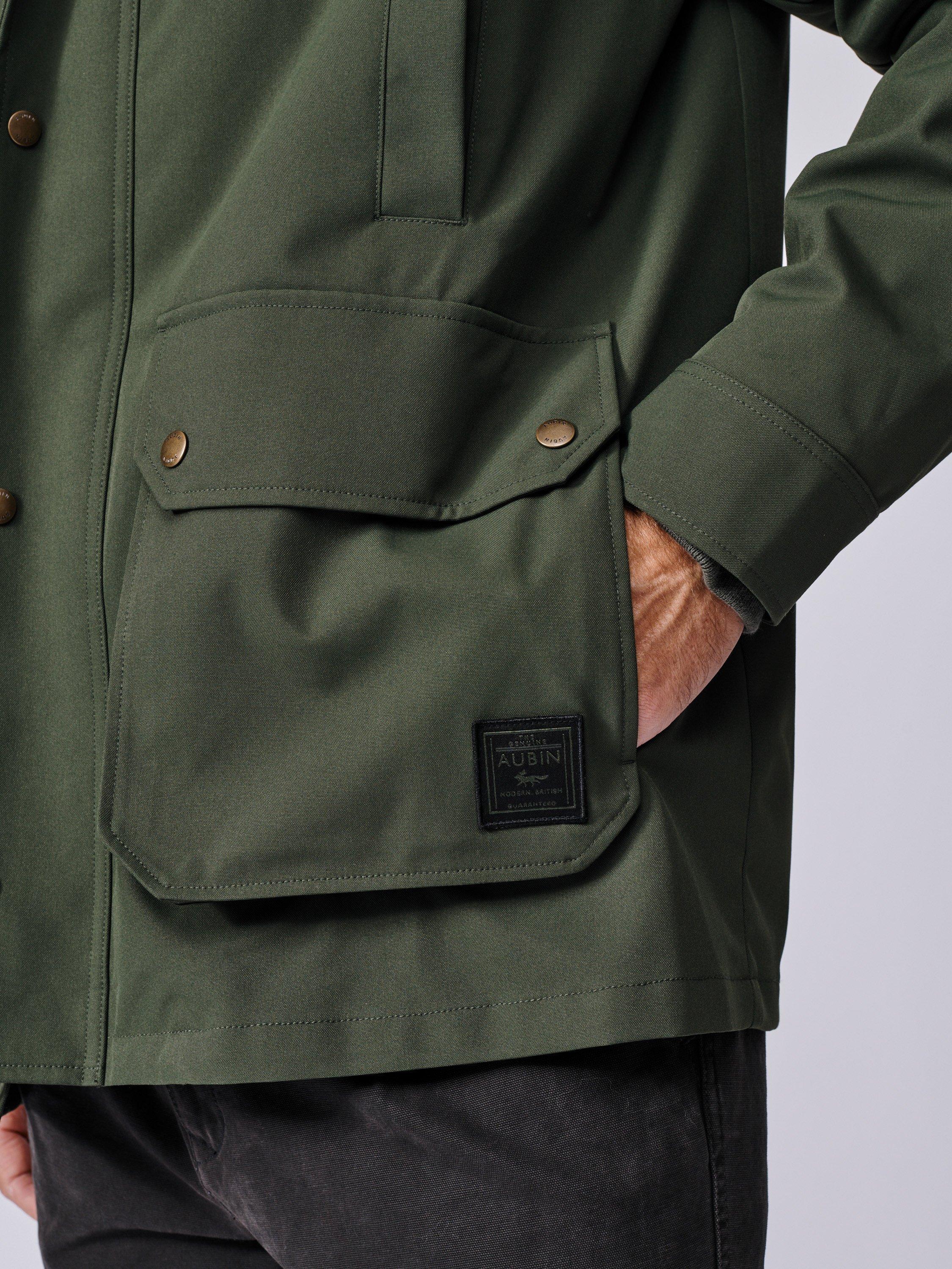 Product image 6 of 9, which shows Aubin Derwent Jacket, Khaki, S