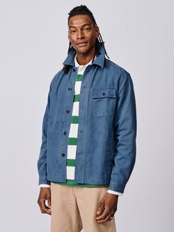 Aubin Dowse Worker Jacket, Washed Blue, Washed Blue