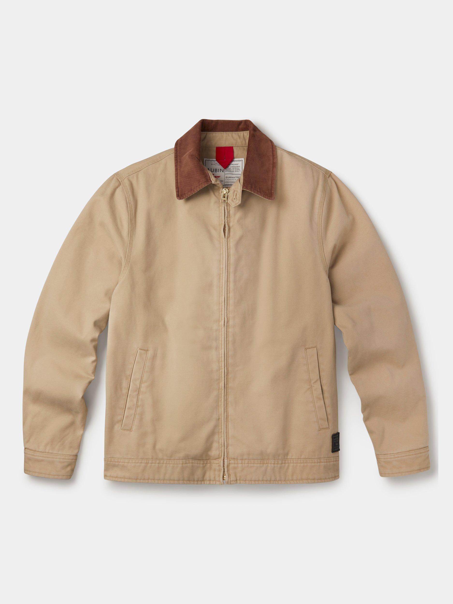 Product image 6 of 8, which shows Aubin Newland Harrington Jacket, Dark Sand, S