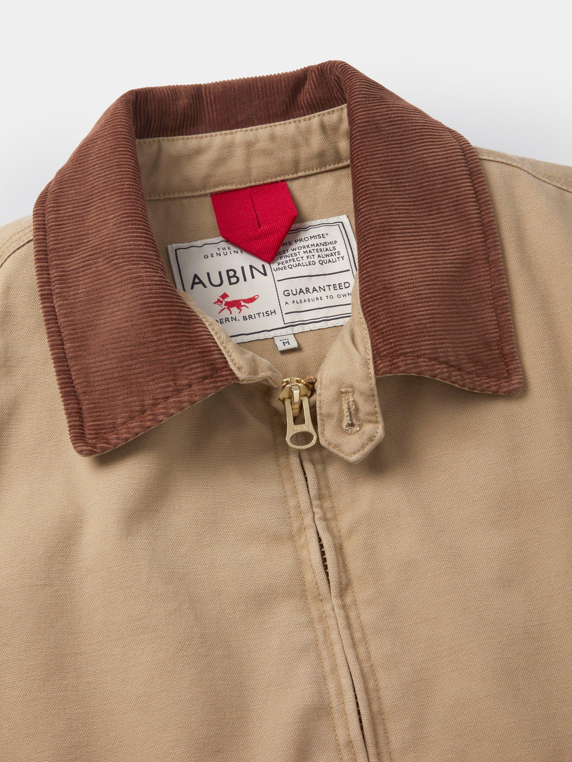 Product image 7 of 8, which shows Aubin Newland Harrington Jacket, Dark Sand, S