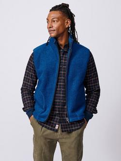 Aubin Ferry Wool Mix Gilet, Cobalt, Cobalt