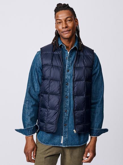 Aubin Herriot Down Gilet, Navy