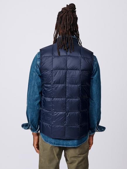 Aubin Herriot Down Gilet - view 2, Navy