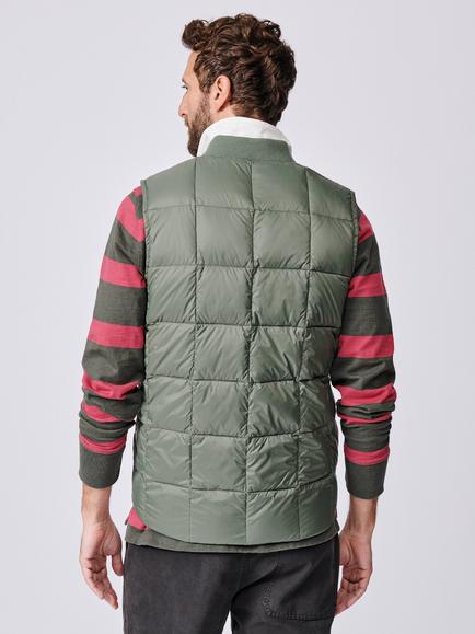 Aubin Herriot Down Gilet - view 2, Khaki
