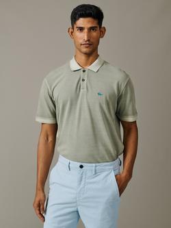 Aubin Lusby Pique Cotton Short Sleeve Polo Shirt, Khaki