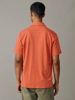 Aubin Aldwin Short Sleeve Jersey Shirt - view 2, Coral