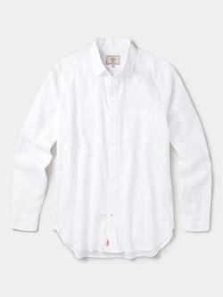 Aubin Grainsby Linen Blend Shirt, White, White
