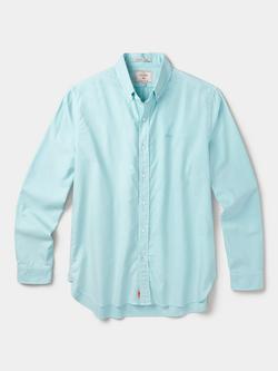 Aubin Horkstow Lightweight Relaxed Cotton Oxford Shirt, Mint, Mint