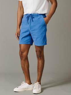 Aubin Allanby Cotton Chino Shorts, Cornflower, Cornflower