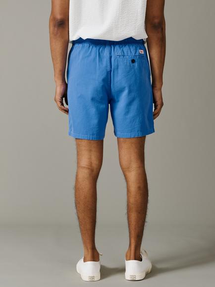 Aubin Allanby Cotton Rugby Shorts - view 2, Cornflower