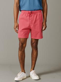 Aubin Allanby Cotton Chino Shorts, Pink, Pink