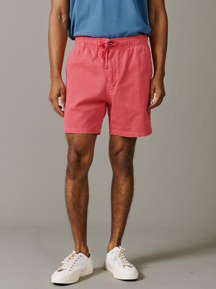 Aubin Allanby Cotton Rugby Shorts, Pink