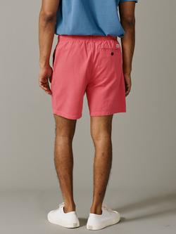 Aubin Allanby Cotton Chino Shorts, Pink - view 2, Pink