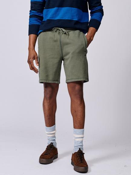 Aubin Glebe Sweat Shorts, Khaki