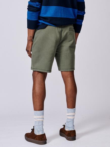 Aubin Glebe Sweat Shorts - view 2, Khaki