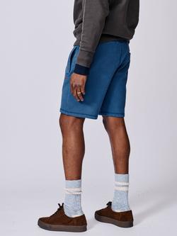 Aubin Glebe Chino Shorts - view 2, Washed Cobalt