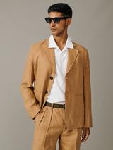 Aubin Belvedere Linen Suit Jacket