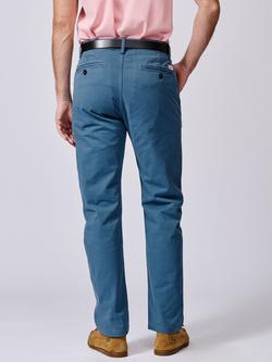 Aubin Witham Stretch Chinos - view 2, Blue