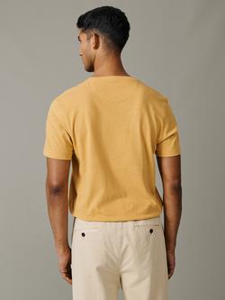 Aubin Aldam Cotton Blend T-Shirt - view 2, Yellow