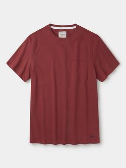 Aubin Aldam Cotton Blend T-Shirt, Rust