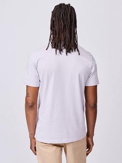 Aubin Organic Cotton Regular Fit Short Sleeve Logo T-Shirt - view 2, Lilac