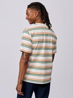 Aubin Santon Cotton Stripe T-Shirt, Multi - view 2, Multi
