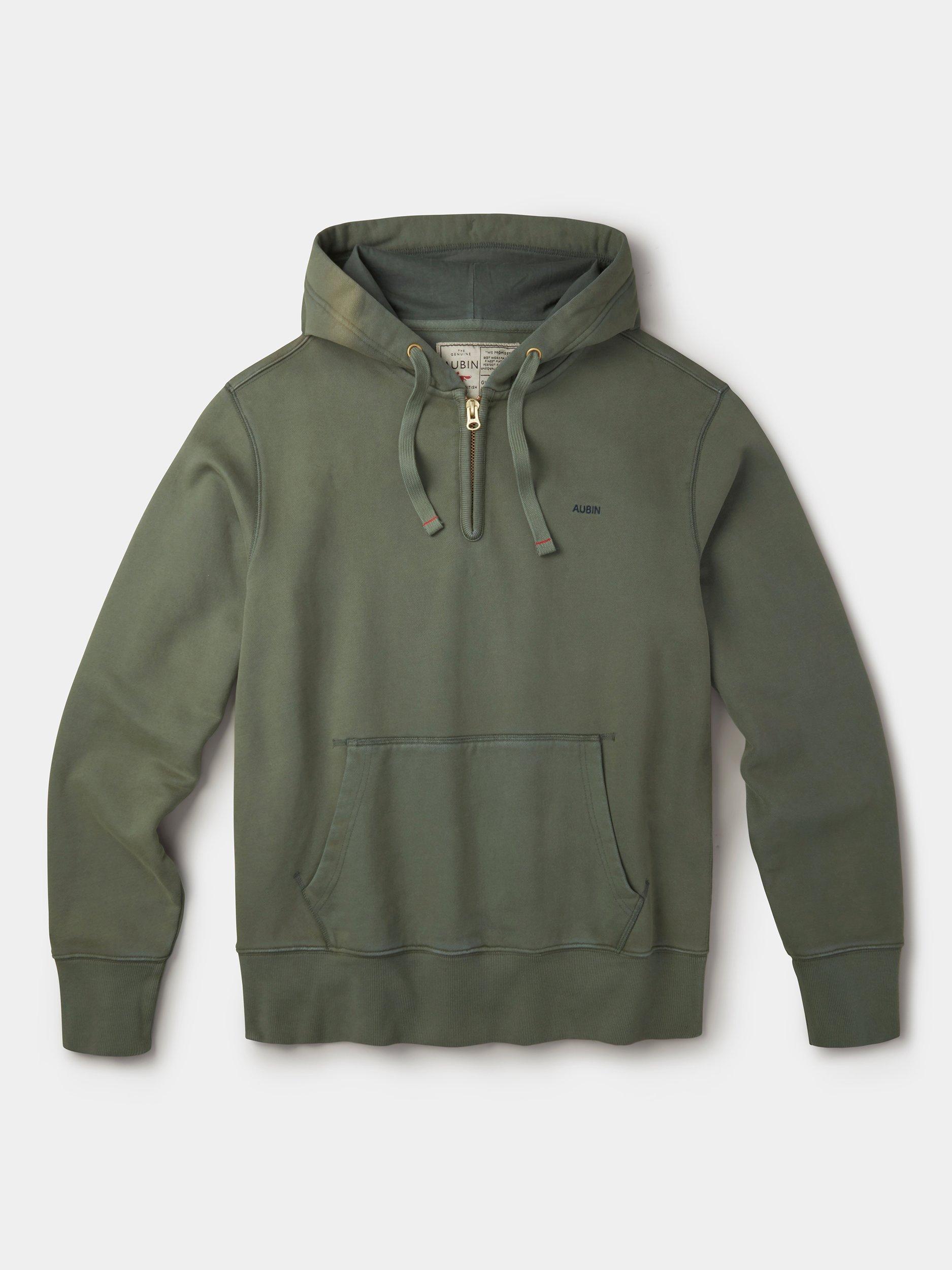 Product image 6 of 6, which shows Aubin Baildon Cotton Hoodie, Khaki, S