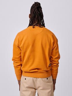 Aubin Brandon Cotton Sweatshirt - view 2, Washed Orange