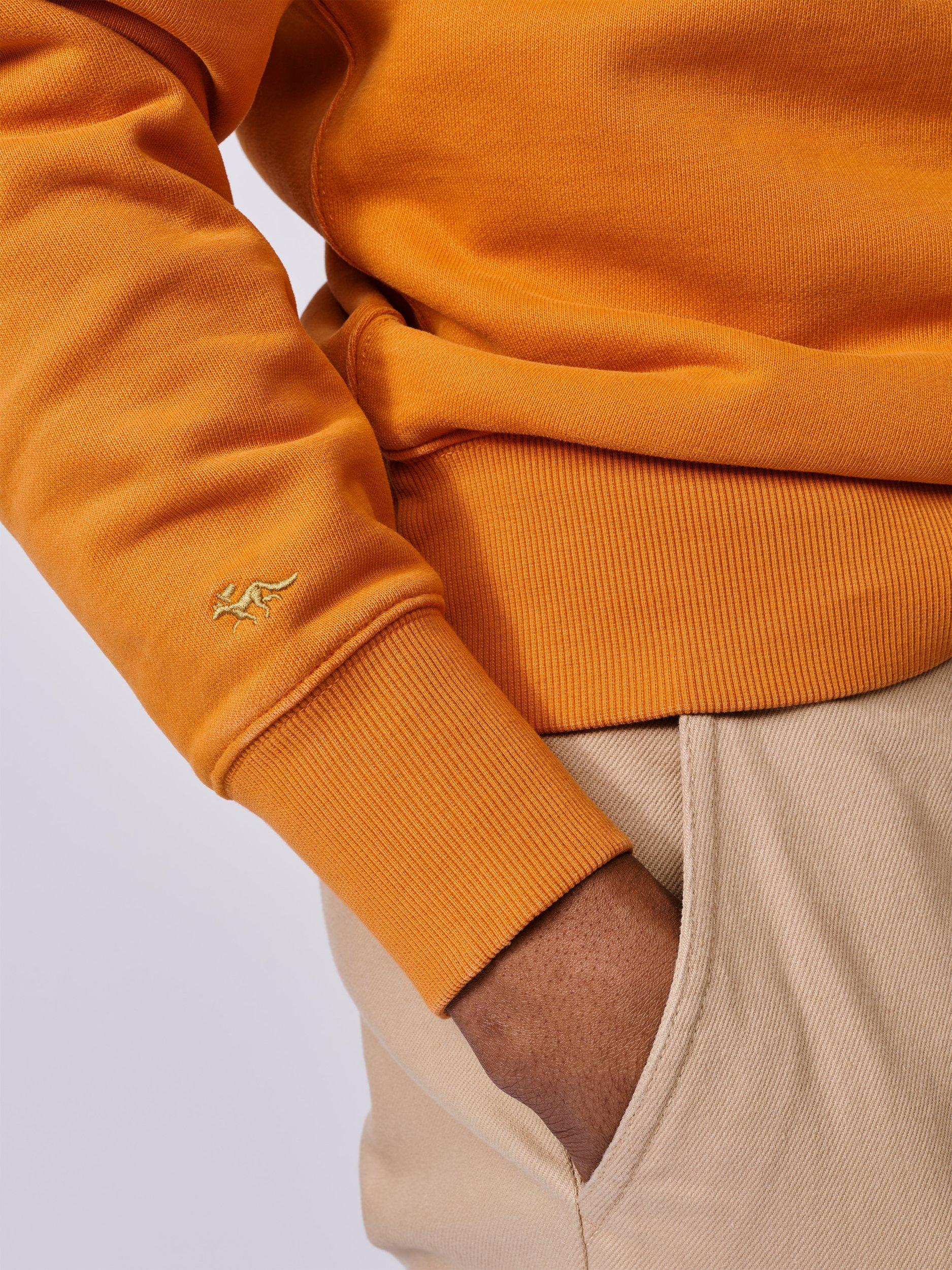 Product image 5 of 6, which shows Aubin Brandon Cotton Sweatshirt, Washed Orange, XS