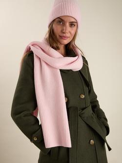 Baukjen Laura Wool Rich Scarf, Powder Pink, Powder Pink