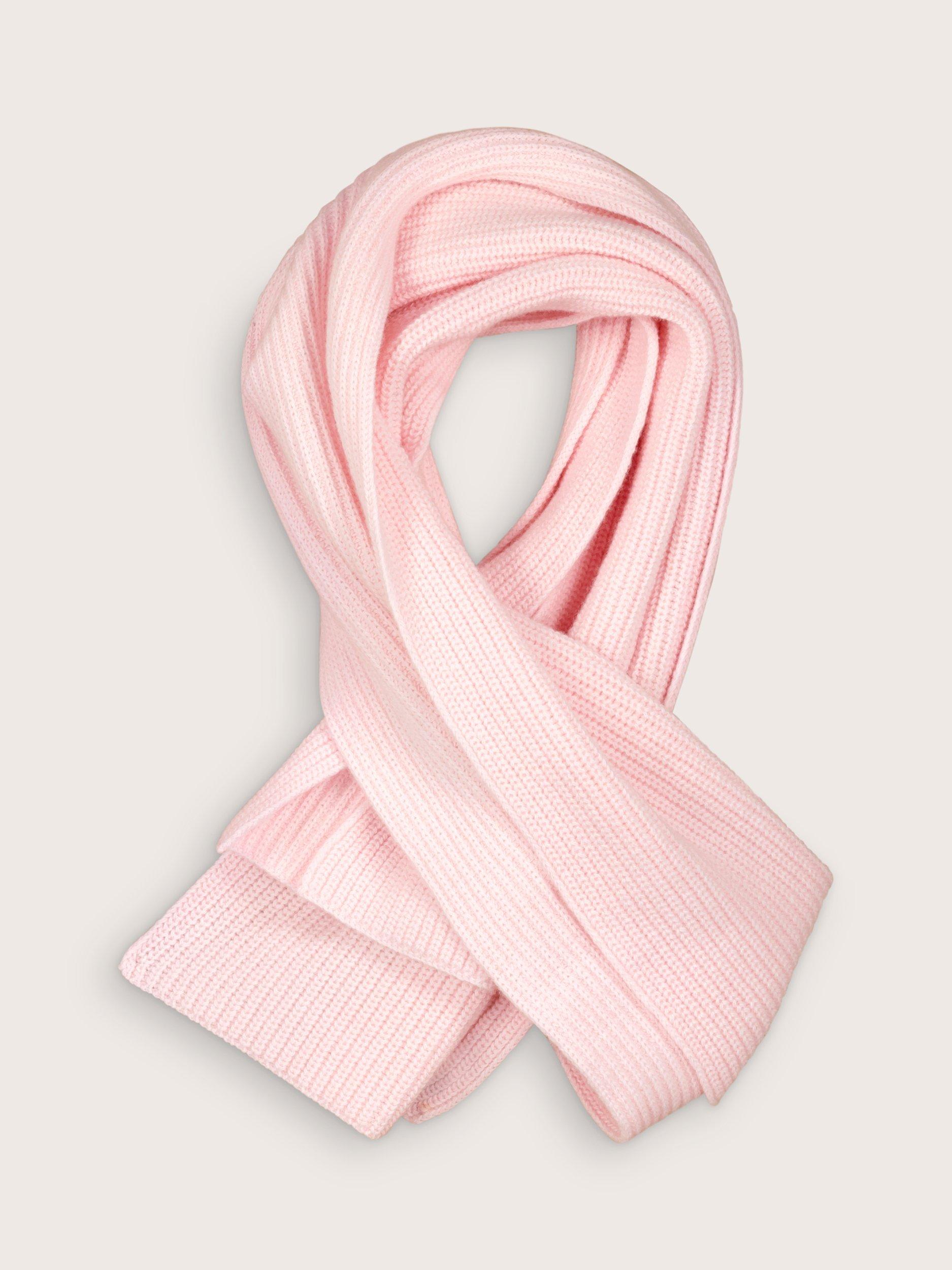 Product image 4 of 6, which shows Baukjen Laura Wool Rich Scarf, Powder Pink, One Size