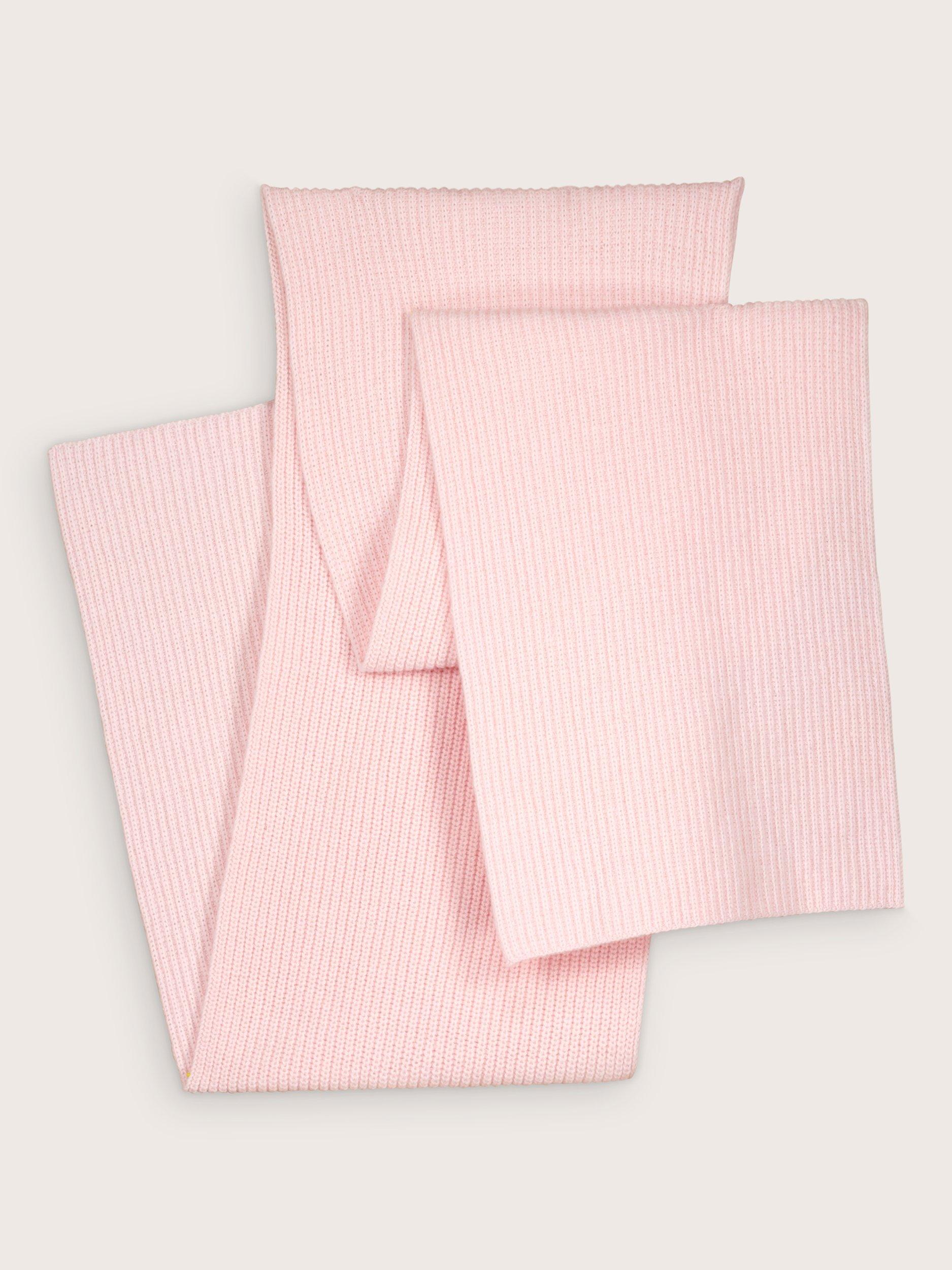 Product image 5 of 6, which shows Baukjen Laura Wool Rich Scarf, Powder Pink, One Size