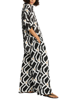 Sea Level Costa Surf Trousers, Black/Multi - view 2, Black/Multi