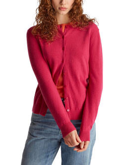 Benetton Korean Pure Wool Cardigan, Violet, Violet