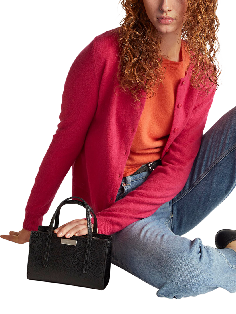 Product image 3 of 6, which shows Benetton Korean Pure Wool Cardigan, Violet, S