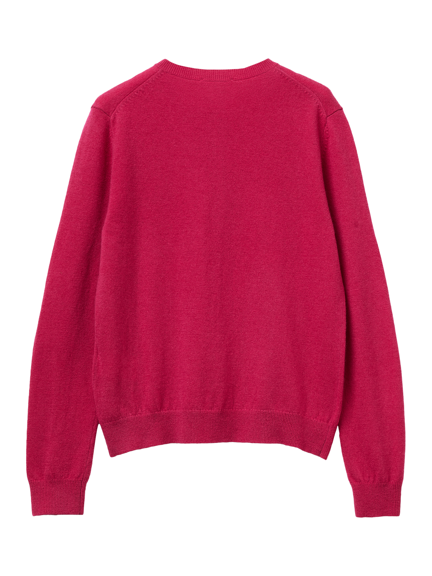 Product image 5 of 6, which shows Benetton Korean Pure Wool Cardigan, Violet, S