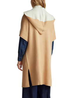 Benetton Double Face Reversible Coat, Beige - view 2, Beige