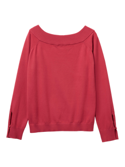 Benetton Boat Neck Jersey Jumper, Red