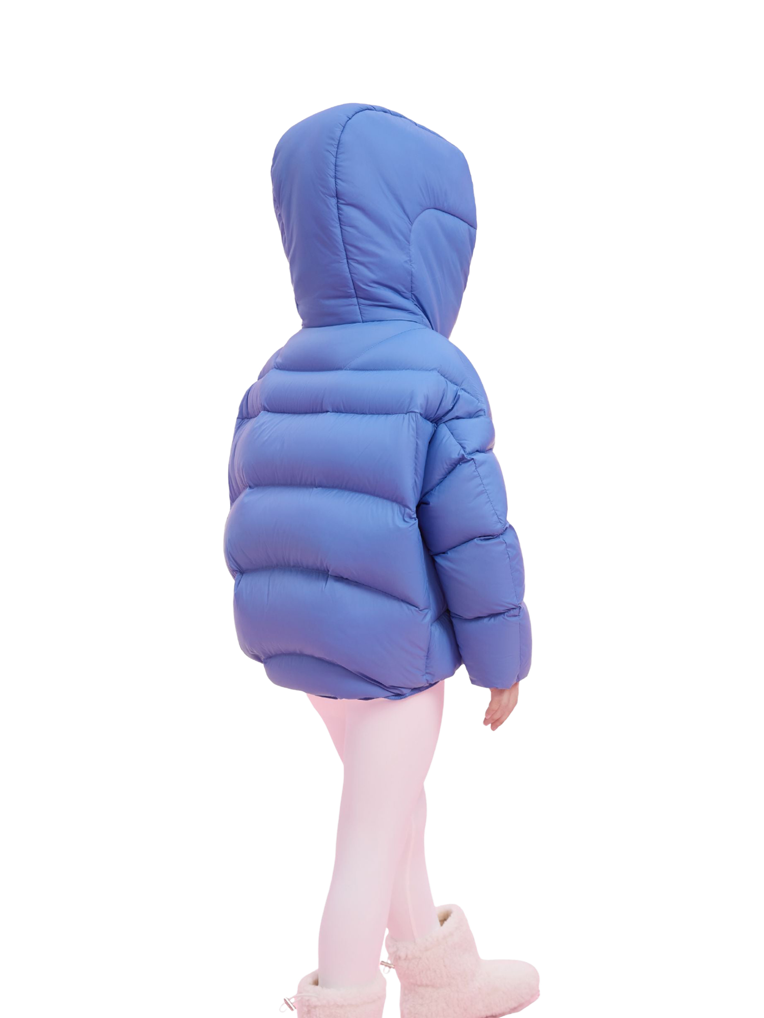 Product image 2 of 5, which shows Bosideng Kid's Short Down Puffer Jacket, Blue, 4-5 years