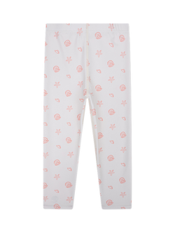 Swim Essentials Kids' Coastal Charm UV Leggings, Cream - view 2, Cream