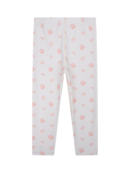 Swim Essentials Kids' Coastal Charm UV Leggings, Cream - view 2, Cream